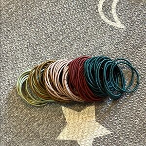 Elegant Multicolor Hair Tie Set NEW